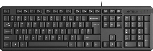 Клавиатура A4Tech KR-3 черный USB KR-3
