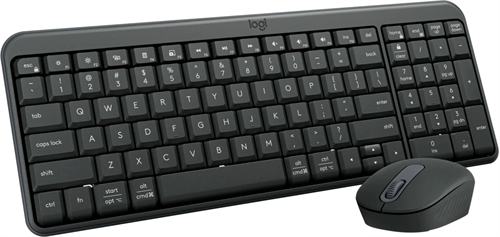 Клавиатура + мышь Logitech MK250 Compact MR0114 клав:графитовый мышь:графитовый USB беспроводная BT  920-013853