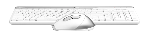 Клавиатура + мышь A4Tech Fstyler FB2535C клав:белый/серый мышь:белый/серый USB беспроводная Bluetoot FB2535C ICY WHITE