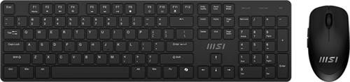 Клавиатура + мышь MSI K200 Combo MS-8ZA4 клав:черный мышь:черный USB беспроводная (S11-43RU304-Y92) S11-43RU304-Y92