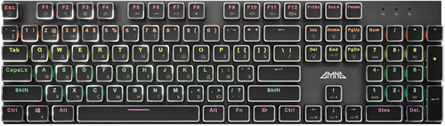 Клавиатура GMNG GG-KB815X механическая черный/серебристый USB Multimedia for gamer LED (1913914) каб 1913914
