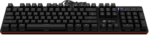 Клавиатура Оклик 990 G2 механическая черный USB Multimedia for gamer LED (1875240) 1875240