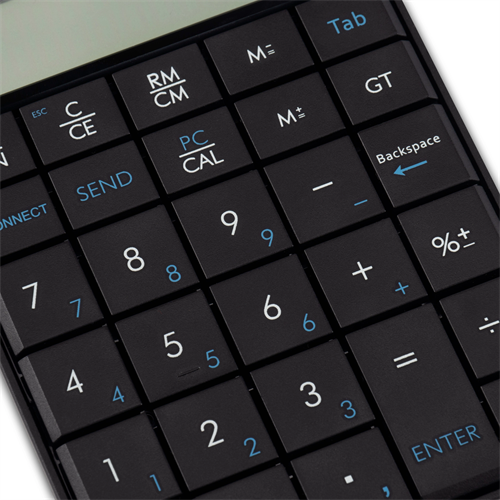 Числовой блок Оклик K604W черный USB беспроводная slim для ноутбука (1979325) 1979325