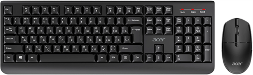 Клавиатура + мышь Acer OCC401 клав:черный мышь:черный USB беспроводная Multimedia (ZL.ACCCC.016) ZL.ACCCC.016