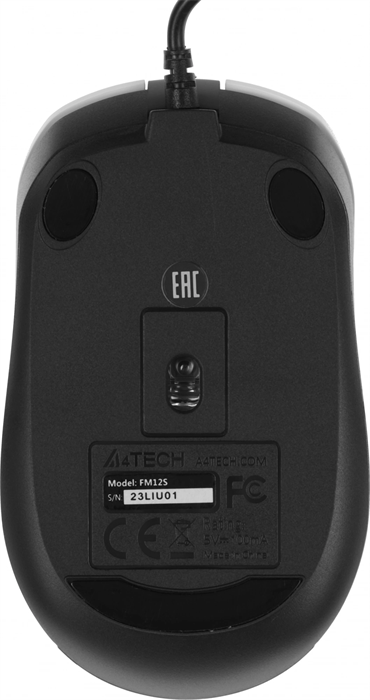 Мышь A4Tech Fstyler FM12S Panda белый/черный оптическая 1200dpi silent USB 3but FM12S PANDA