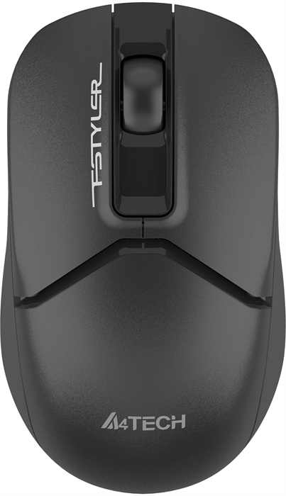 Мышь A4Tech Fstyler FG12 черный оптическая 1200dpi беспров. USB 3but (FG12 BLACK) FG12 BLACK