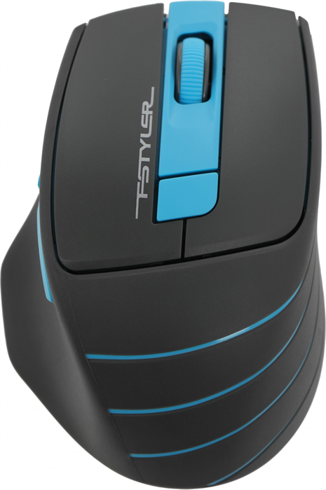 Мышь A4Tech Fstyler FG30S серый/синий оптическая 2000dpi silent беспров. USB 5but (FG30S BLUE) FG30S BLUE