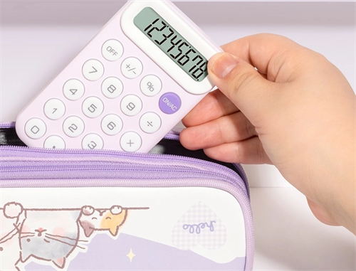 Калькулятор карманный Deli EM10 фиолетовый 8-разр. EM10 VIOLET