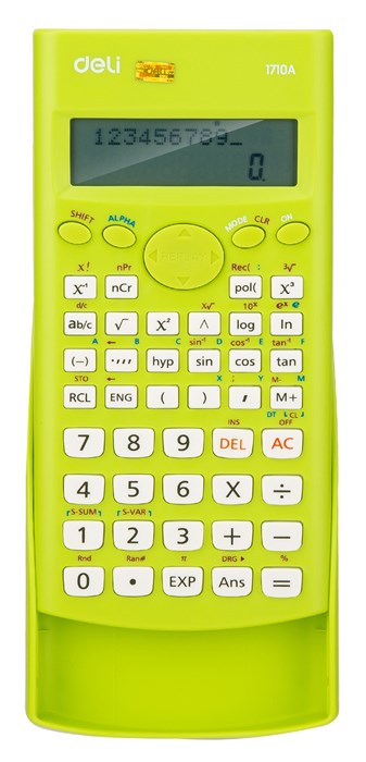 Калькулятор научный Deli E1710A/GRN зеленый 10+2-разр. E1710A/GRN