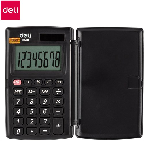 Калькулятор карманный Deli E39219 серый 8-разр. E39219