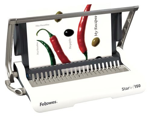 Переплетчик Fellowes STAR+ 150 (FS-56275) A4/перф.12л.сшив/макс.150л./пластик.пруж. (6-18мм) FS-56275