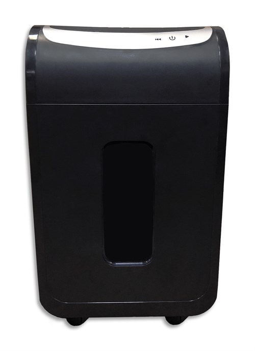 Шредер Office Kit S218 (1,9x13) черный (секр.P-5) фрагменты 22лист. 30лтр. скрепки скобы пл.карты CD OK1913S218