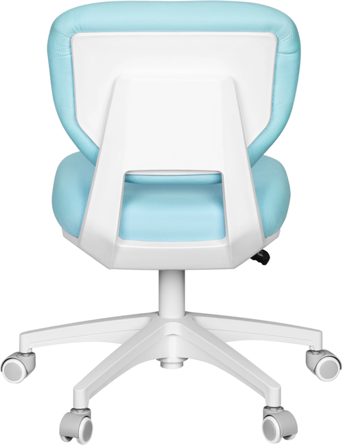 Кресло детское Cactus CS-CHR-3594BL голубой крестов. пластик белый CS-CHR-3594BL