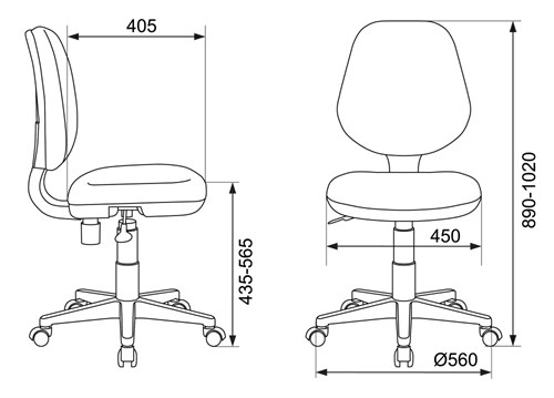 Кресло детское Бюрократ CH-W213 салатовый TW-18 крестов. пластик пластик белый CH-W213/TW-18