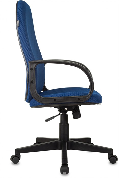 Кресло руководителя Бюрократ Ch-808AXSN синий TW-10 крестов. пластик CH-808AXSN/TW-10