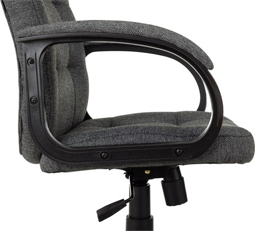 Кресло руководителя Бюрократ CH 002 Fabric серый 3C1 крестов. пластик CH 002 3C1