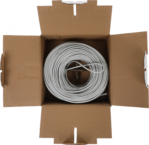 Кабель сетевой Buro BU-CCA-040-100M UTP 4 пары cat.5E solid 0.40мм CCA 100м серый BU-CCA-040-100M