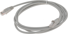 Патч-корд Buro UTP-5E-2M-G-LSZH UTP cat.5E 2м серый RJ-45 (m)-RJ-45 (m) UTP-5E-2M-G-LSZH