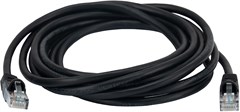 Патч-корд Buro UTP 4 пары cat.5E CCA molded 3м черный RJ-45 (m)-RJ-45 (m) 42008