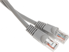 Патч-корд Buro UTP 4 пары cat.5E CCA molded 0.5м серый RJ-45 (m)-RJ-45 (m) (UTP-5E-0,5M-G) UTP-5E-0,5M-G