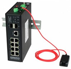 Коммутатор Osnovo SW-80802/I(Port 90W, 300W) 8x1Гбит/с 2SFP 8PoE 200W неуправляемый SW-80802/I(PORT 90W, 300W)