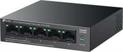 Коммутатор TP-Link LS105GP (L2) 5x1Гбит/с 4PoE 65W неуправляемый LS105GP