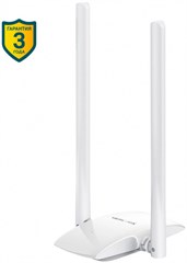 Сетевой адаптер Wi-Fi Mercusys MW300UH N300 USB 2.0 (ант.внеш.несъем.) 2ант. MW300UH