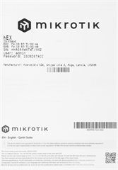 Маршрутизатор MikroTik hEX refresh (E50UG) 10/100/1000BASE-TX белый E50UG