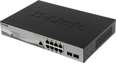 Коммутатор D-Link DGS-1210-10P/ME/B1A 8x1Гбит/с 2SFP 8PoE управляемый DGS-1210-10P/ME/B1A