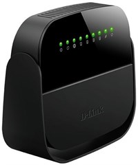 Роутер беспроводной D-Link DSL-2640U/R1A N150 ADSL черный DSL-2640U/R1A