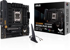 Материнская плата Asus TUF GAMING B650M-PLUS WIFI Socket AM5 AMD B650 4xDDR5 mATX AC`97 8ch(7.1) 2.5 TUF GAMING B650M-PLUS WIFI