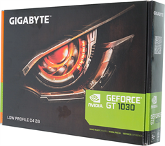 Видеокарта Gigabyte PCI-E 3.0 GV-N1030D4-2GL NVIDIA GeForce GT 1030 2Gb 64bit DDR4 1177/2100 DVIx1 H GV-N1030D4-2GL