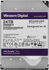 Жесткий диск WD SATA-III 24TB WD240PURP Surveillance Purple Pro (7200rpm) 512Mb 3.5