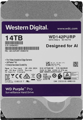 Жесткий диск WD SATA-III 14TB WD142PURP Surveillance Purple Pro (7200rpm) 512Mb 3.5