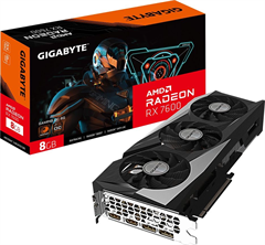 Видеокарта Gigabyte PCI-E 4.0 GV-R76GAMING OC-8GD AMD Radeon RX 7600 8Gb 128bit GDDR6 2355/18000 HDM GV-R76GAMING OC-8GD