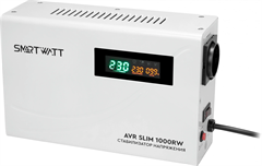 {{productViewItem.photos[photoViewList.activeNavIndex].Alt || productViewItem.photos[photoViewList.activeNavIndex].Description || 'Стабилизатор напряжения Smartwatt AVR Slim 1000RW 1000ВА белый'}}