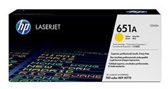 Картридж лазерный HP 651A CE342A желтый бар.в компл. (16000стр.) для HP LJ 700/775 CE342A