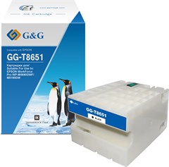 Картридж струйный G&amp;G GG-C13T865140 T8651 черный (176мл) для Epson WorkForce Pro WF-M5690DWF/M5190DW GG-C13T865140