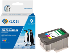 Картридж струйный G&amp;G GG-CL-446XL-N CL-446 голубой/пурпурный/желтый (15мл) для Canon PIXMA MX494; MG GG-CL-446XL-N