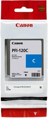 Картридж струйный Canon PFI-120C 2886C001 голубой (130мл) для Canon imagePROGRAF TM-200/205 2886C001