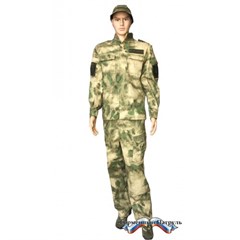 Костюм полевой Росгвардия с длинным рукавом (цвет мох, Peach effect) ROSGV0001