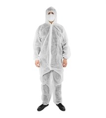 Комбинезон одноразовый Каспер плотность 30 белый размер XXXL 2060122-1