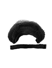 Шапочка одноразовая шарлотка черная B654