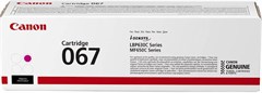 Картридж лазерный Canon 067M 5100C002 пурпурный бар.в компл. (1250стр.) для Canon LBP631/633/MF651/6 5100C002