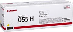 Картридж лазерный Canon 055HY 3017C002/004 желтый бар.в компл. (5900стр.) для Canon LBP663Cdw/LBP664 3017C002/004