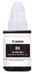 Чернила Canon GI-490BK 0663C001 черный 135мл для Canon Pixma G1400/G2400/G3400 0663C001