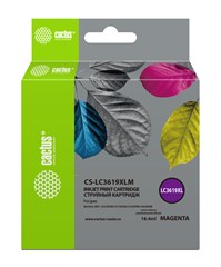Картридж струйный Cactus CS-LC3619XLM пурпурный (19.4мл) для Brother MFC-J2330DW/J2730DW/J3530DW/J39 CS-LC3619XLM