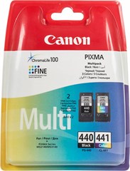 Картридж струйный Canon PG-440/CL-441 5219B005/5219B009 черный/трехцветный печ.гол.в компл. двойная  5219B005/5219B009