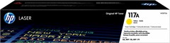 Картридж лазерный HP 117 W2072A желтый бар.в компл. (700стр.) для HP Laser 150/MFP 178/179 W2072A