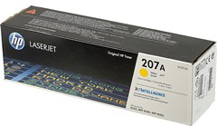 Картридж лазерный HP 207A W2212A желтый бар.в компл. (1250стр.) для HP M255/MFP M282/M283 W2212A